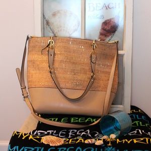 Cork and Leather Tote